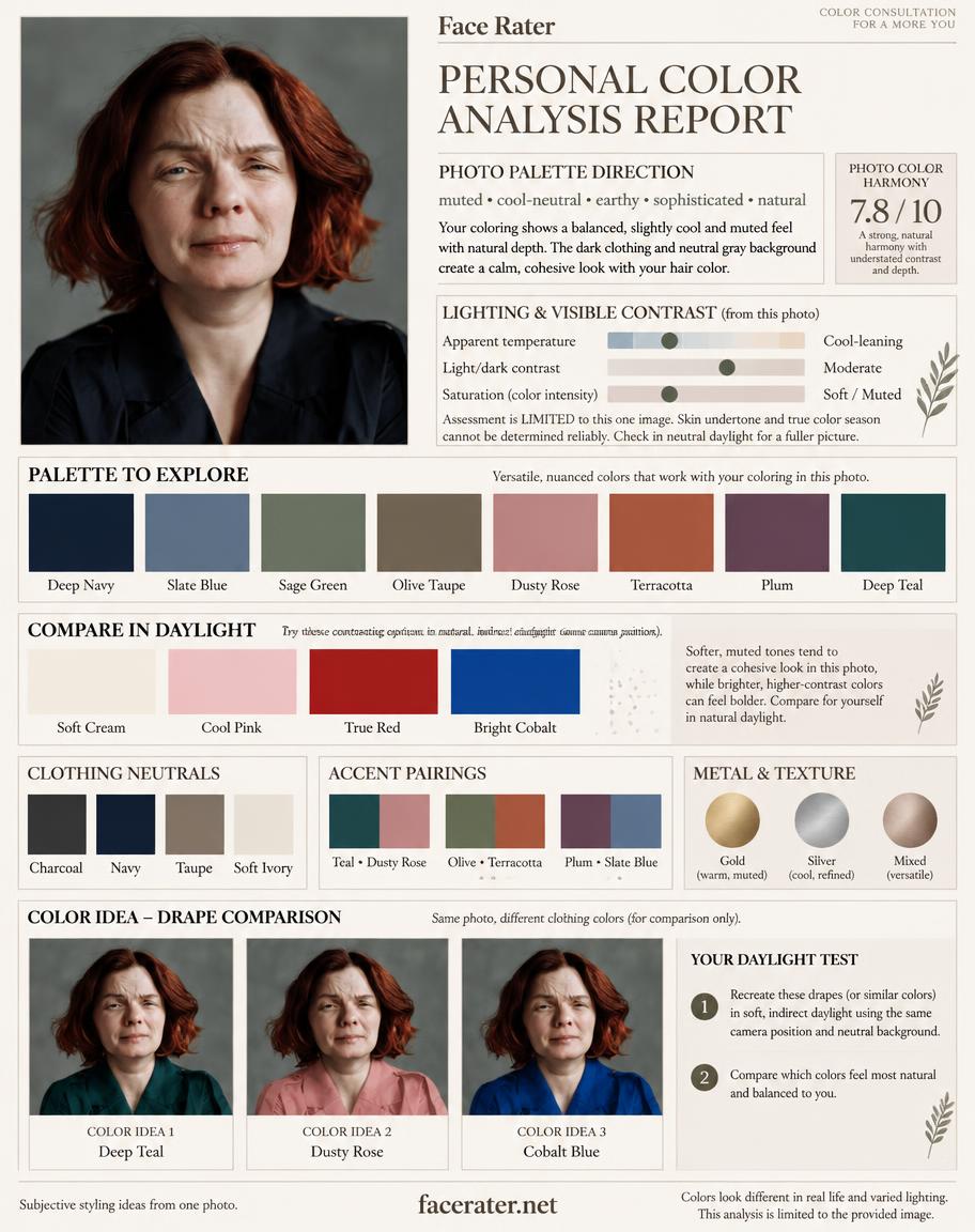 Personal color report example