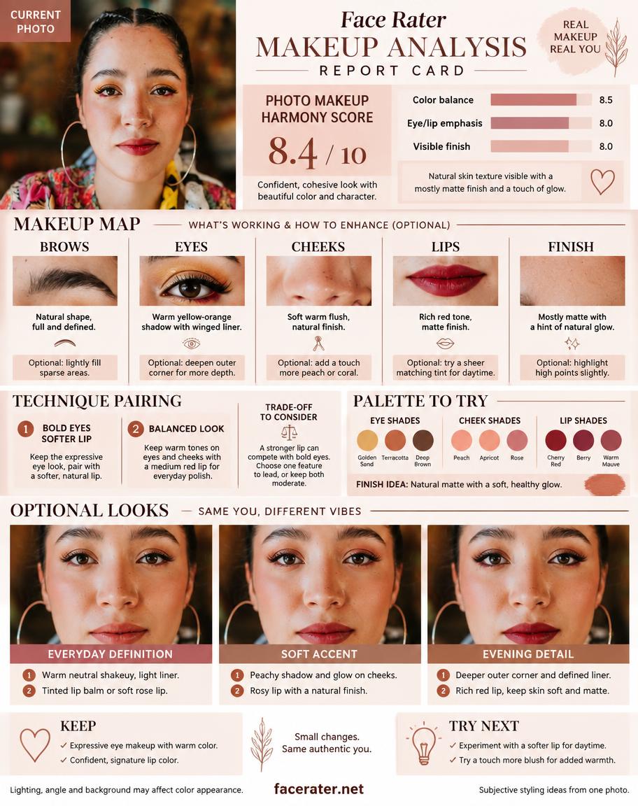 Makeup report example